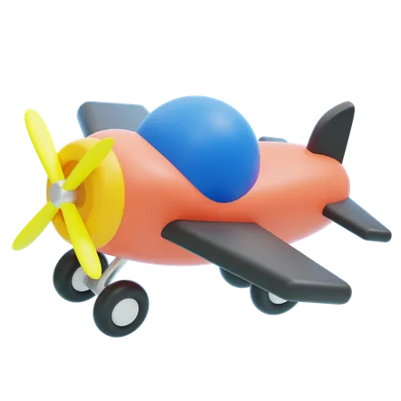 Avião de brinquedo  3D Icon