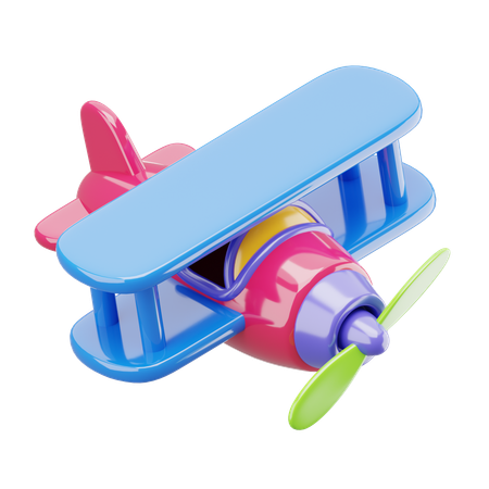 Brinquedo de avião  3D Icon