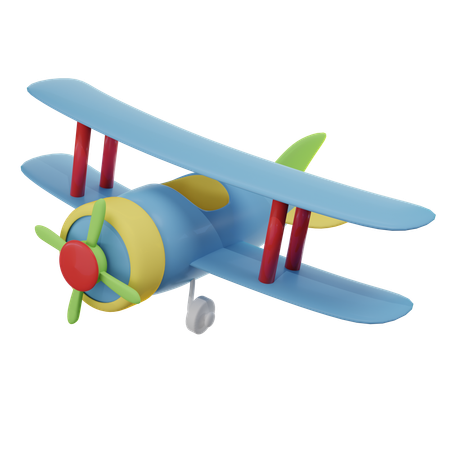 Avião de brinquedo  3D Icon