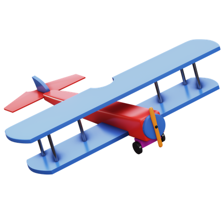 Avião de brinquedo  3D Icon