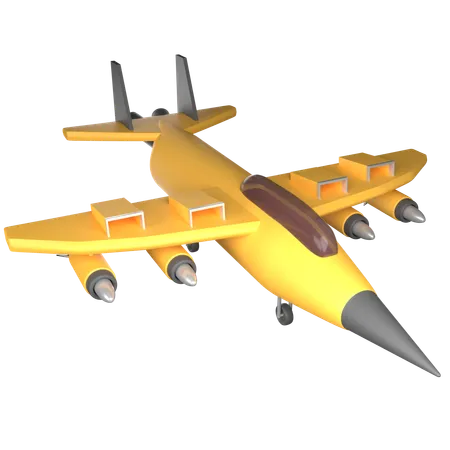 Avião de combate  3D Icon