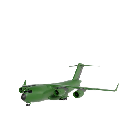 Avião do exército  3D Icon