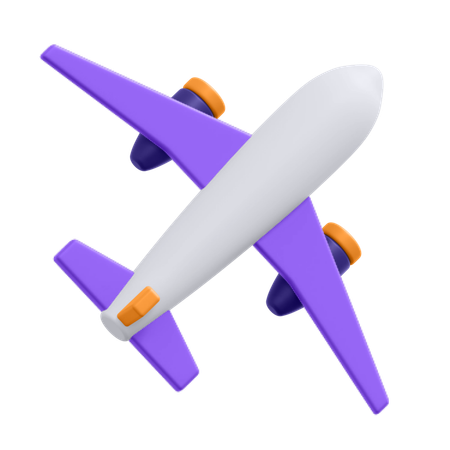 Avião ou voo  3D Icon