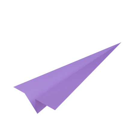 Papel avião  3D Icon