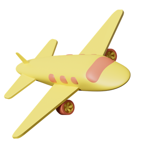 Avião de transporte  3D Icon