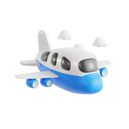Avião de voo  3D Icon