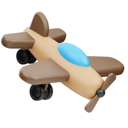 Avión  3D Icon