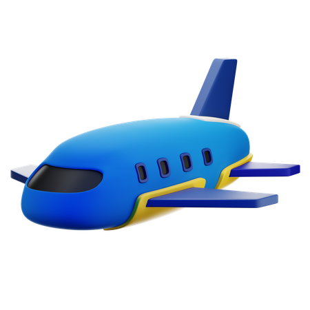 Avión  3D Icon