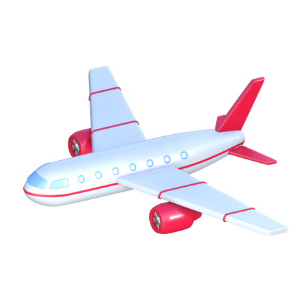 Avión  3D Icon