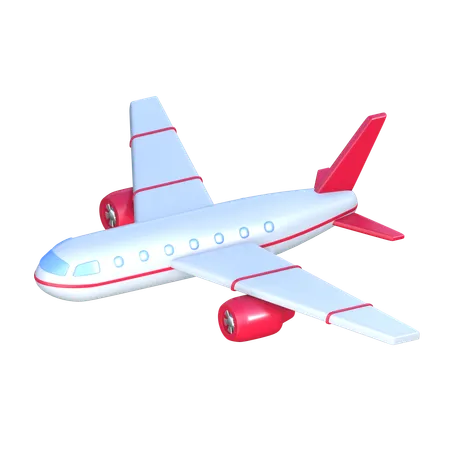 Avión  3D Icon