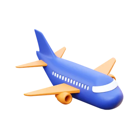 Avión  3D Icon