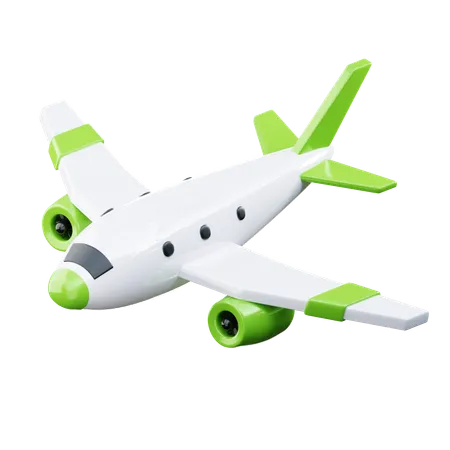 Avión  3D Icon