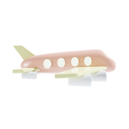 Avión  3D Icon