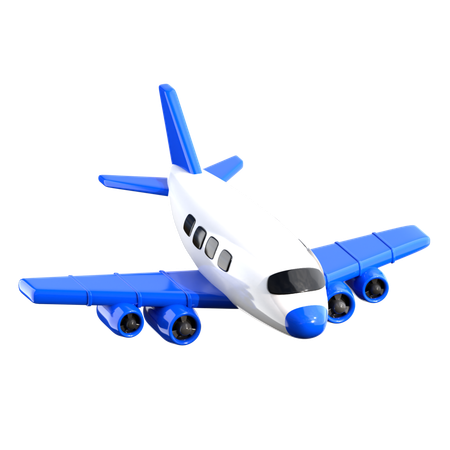 Avión  3D Icon