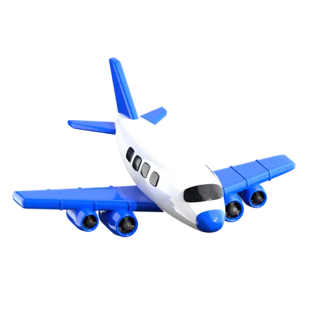 Avión  3D Icon