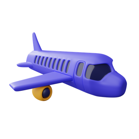 Avión  3D Icon