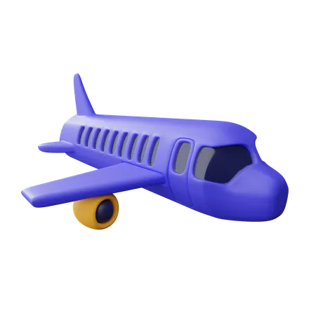 Avión  3D Icon