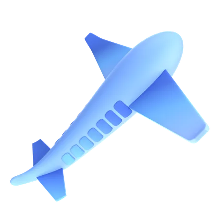 Avión  3D Icon