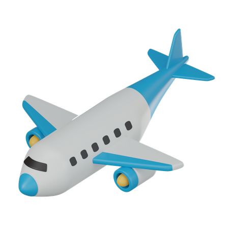 Avión  3D Icon