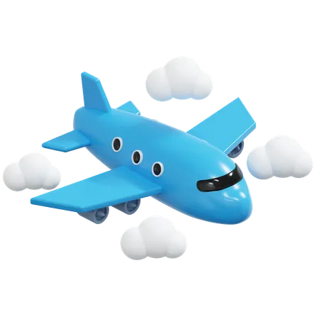 Avión  3D Icon