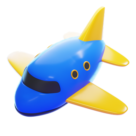 Avión  3D Icon