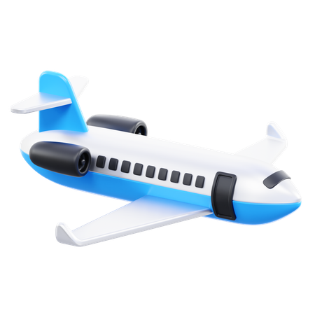 Avión  3D Icon