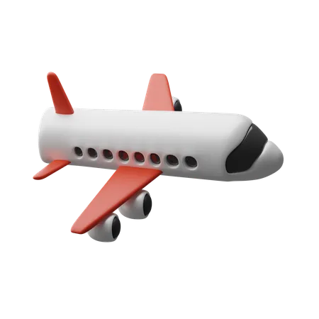 Avión  3D Icon