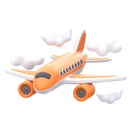 Avión  3D Icon