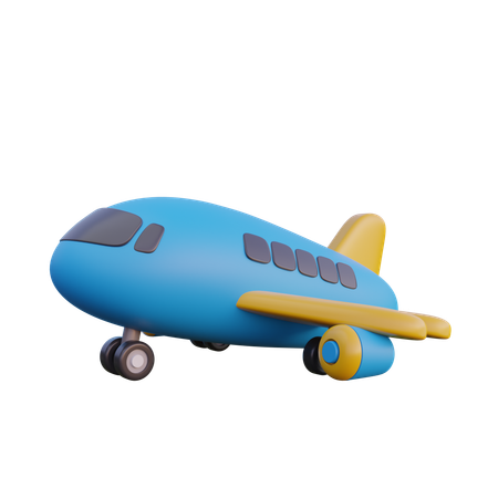 Avion de aire  3D Icon