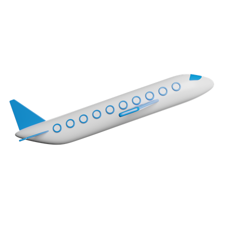 Avión  3D Icon