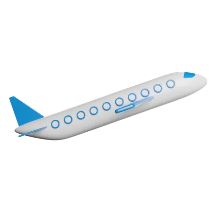 Avión  3D Icon