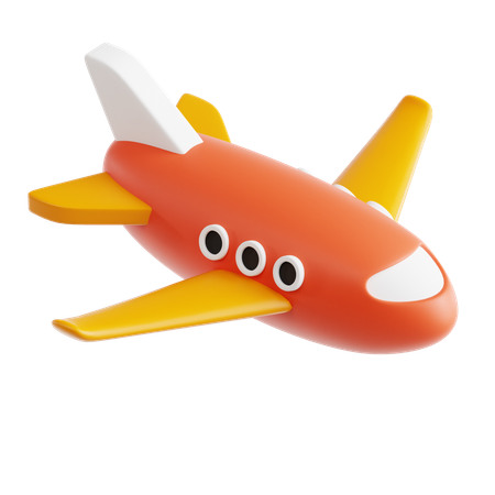 Avión  3D Icon