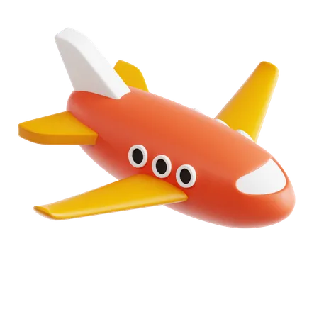 Avión  3D Icon