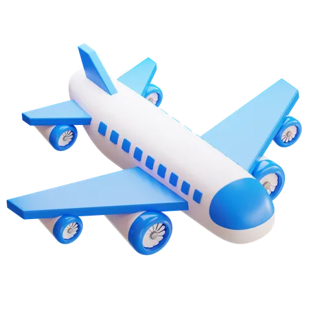 Avión  3D Icon