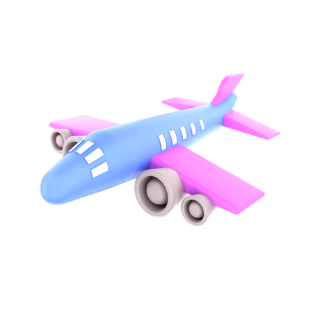 Avión  3D Icon