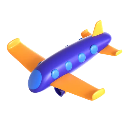 Avión  3D Icon