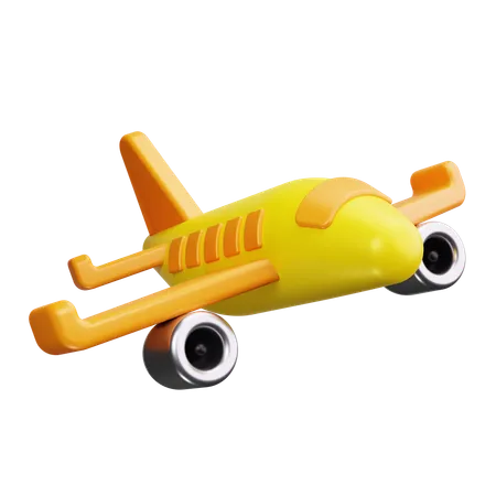 Avión  3D Icon