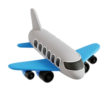 Avión  3D Icon