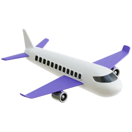 Avión  3D Icon