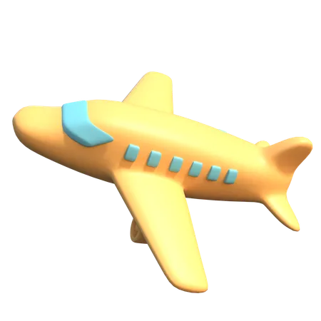 Avión  3D Icon