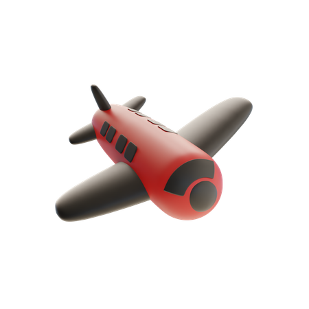Avión  3D Icon