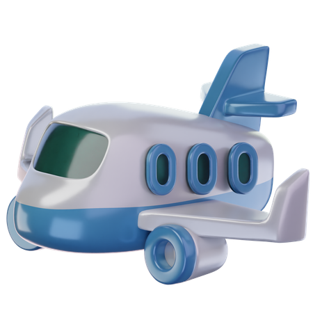 Avión  3D Icon