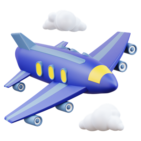 Avion  3D Icon
