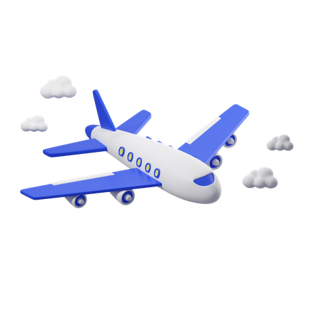 Avion  3D Icon