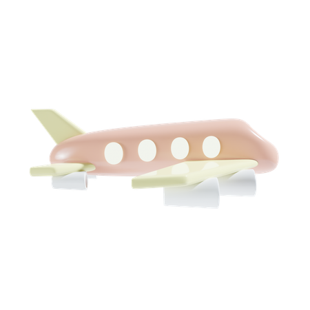 Avion  3D Icon