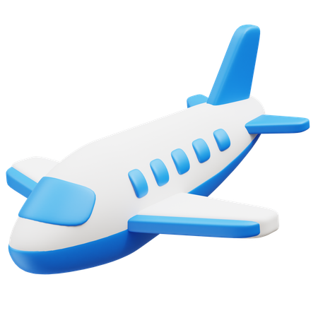 Avión  3D Icon