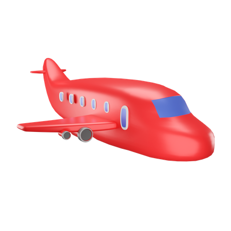 Avion  3D Illustration