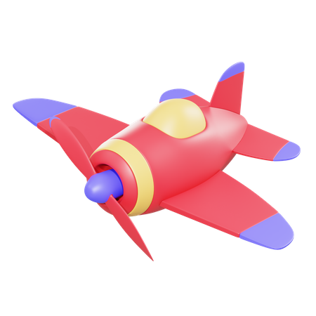 Avion de aire  3D Illustration