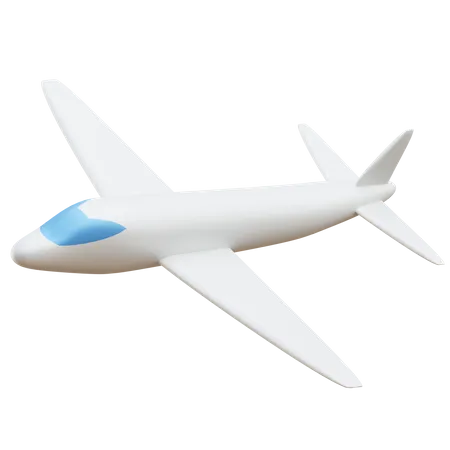 Avión  3D Illustration