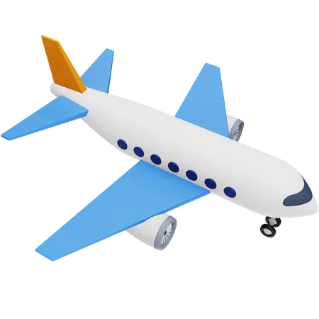 Avión  3D Icon